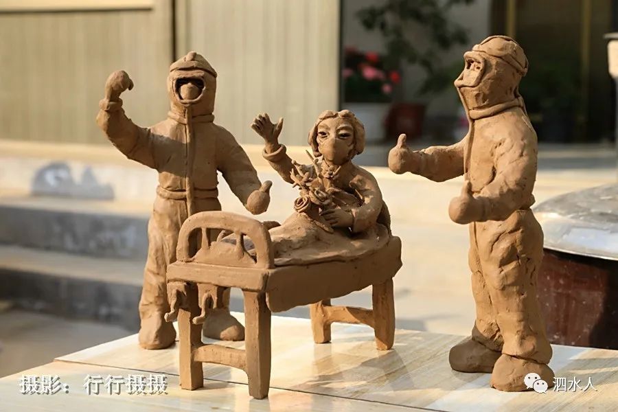 山东泗水泥人王泥塑新作欣赏