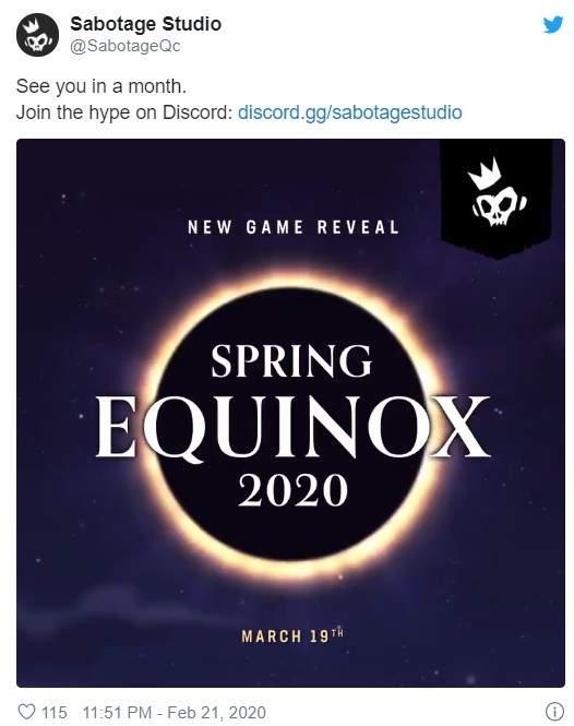 《信使》开发商新作宣传图3月19日公布，或与春分相关