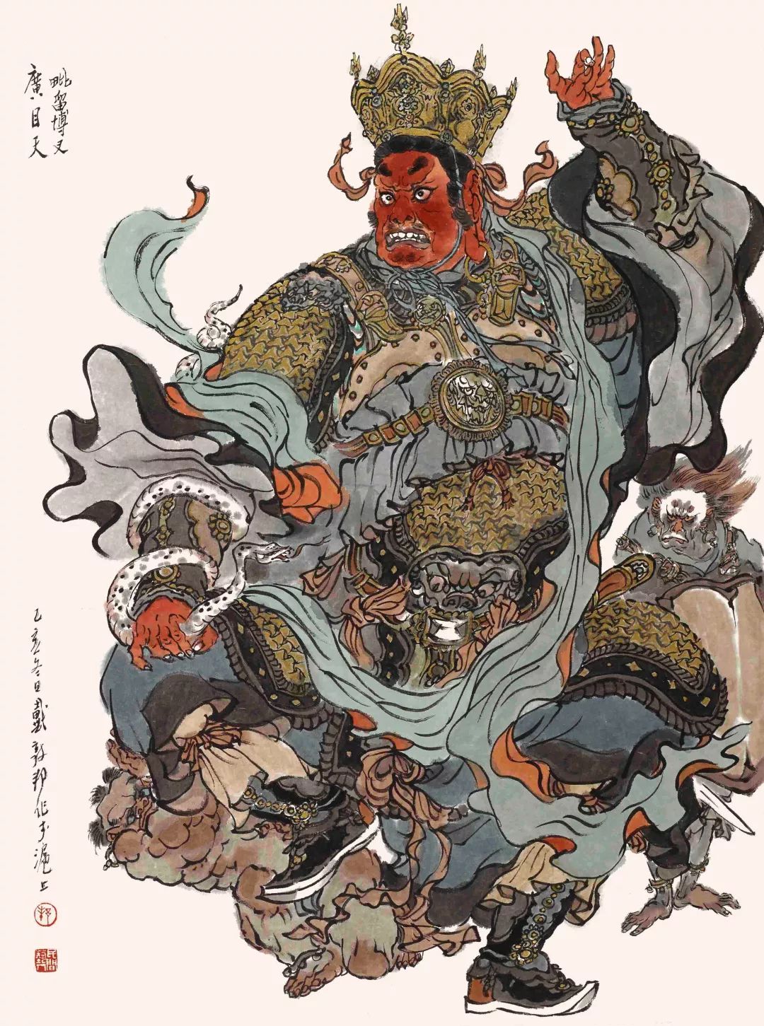 戴敦邦抗疫新作赏析 | 尚玉大家-搜狐大视野-搜狐新闻