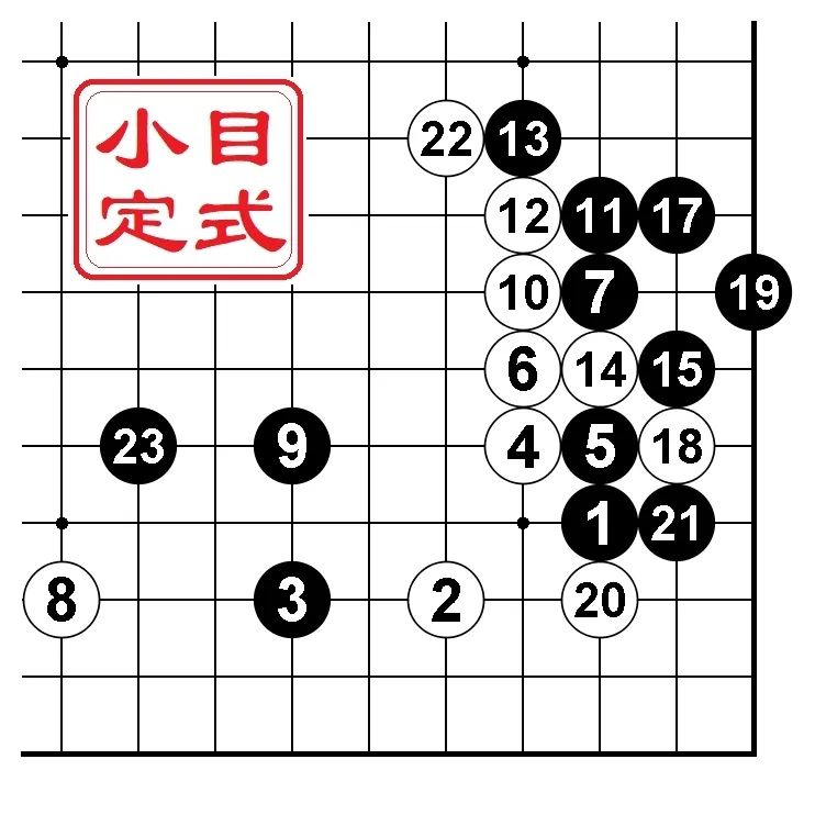 围棋常用定式小目定式27型