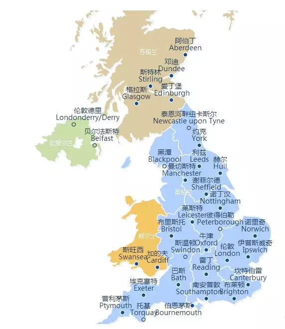 英国地图