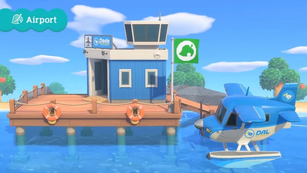 本作还支持机场功能,玩家可以通过机场邀请其他玩家来到自己的岛屿