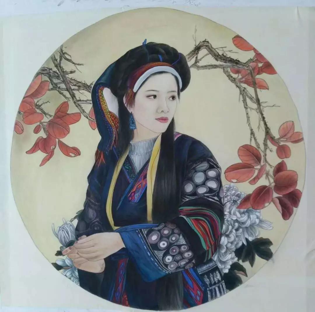 段芳芳国画翰墨传大爱众志抗疫情书画作品网络展