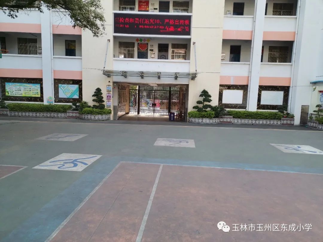 党建引领宣传 营造防疫氛围 ——玉州区东成小学学习宣传《学校疫情