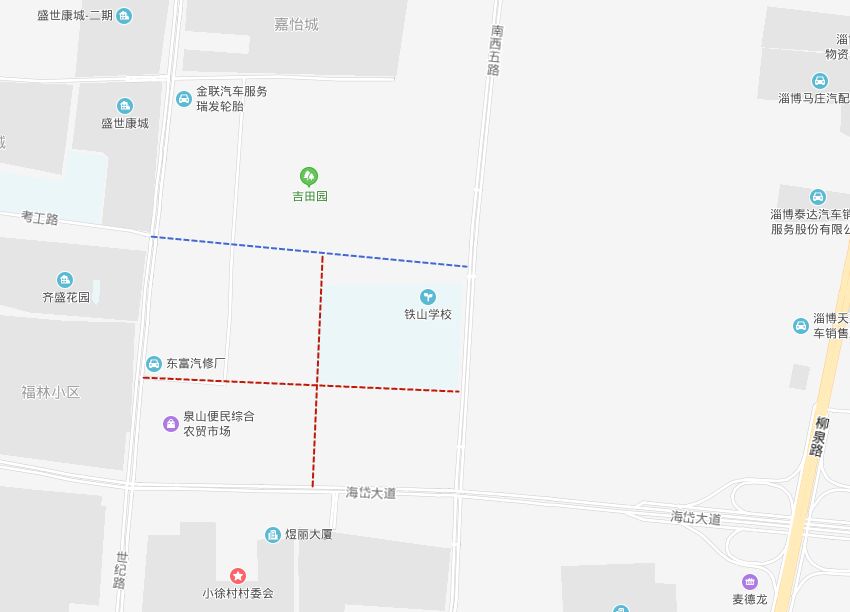 淄博将新建改扩建10条城市道路,华福大道,东四路,西六路,鲁泰文化路