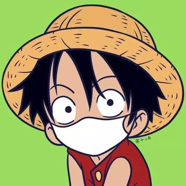 头像| 一组带口罩的卡通头像 希望疫情早点过去.