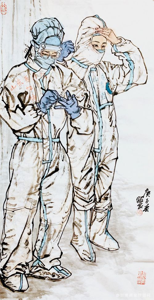 大境界·2020当代中国书画名家与"抗疫"同在 | 辛绍民