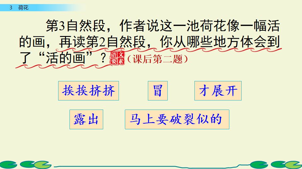 三年级语文下册【第3课】图文讲解