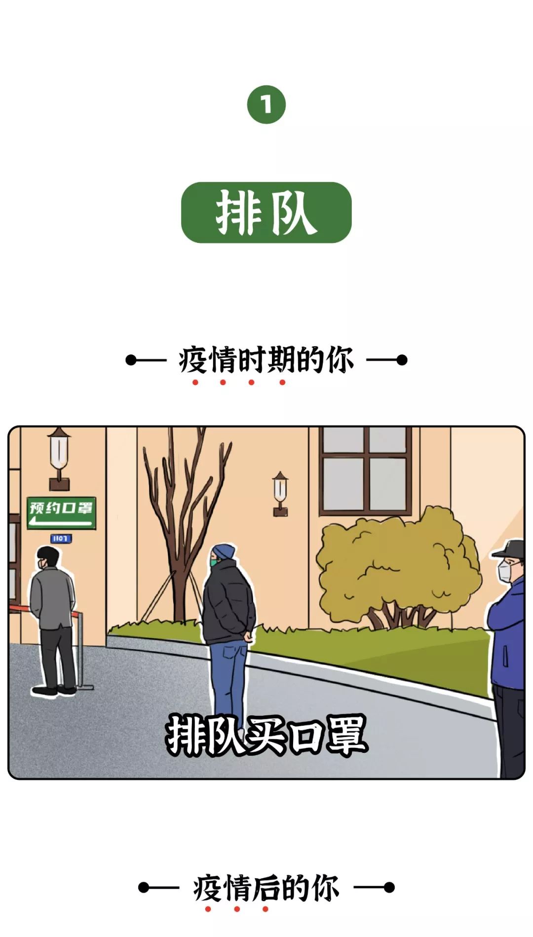 当代青年疫情前后对比图鉴