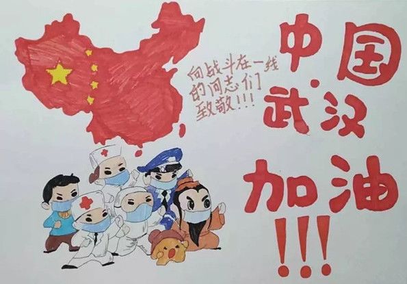 即日起,江陵街道发起 ""童"心抗疫,用画笔致敬"逆行者""——少年儿童
