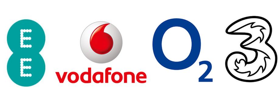 ee,沃达丰vodafone,o2和three,其中ee是英国最大的运营商,信号覆盖