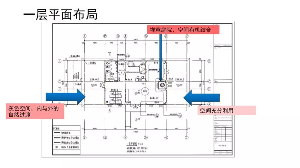 三层轻钢办公楼建筑方案_布局