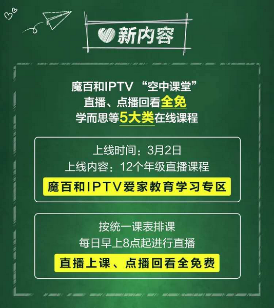 上海移动IPTV“空中课堂”亮相，家庭产品“四新”升级
