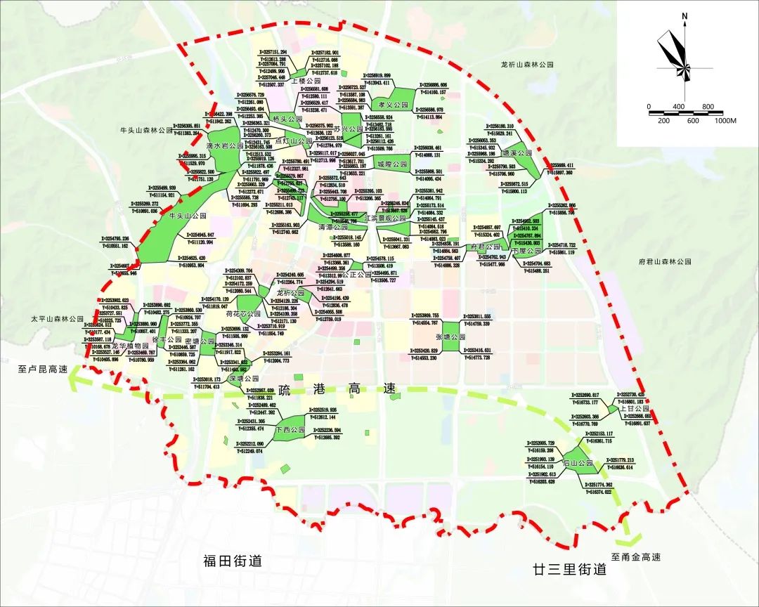 义乌市苏溪镇城镇绿线控制范围公布