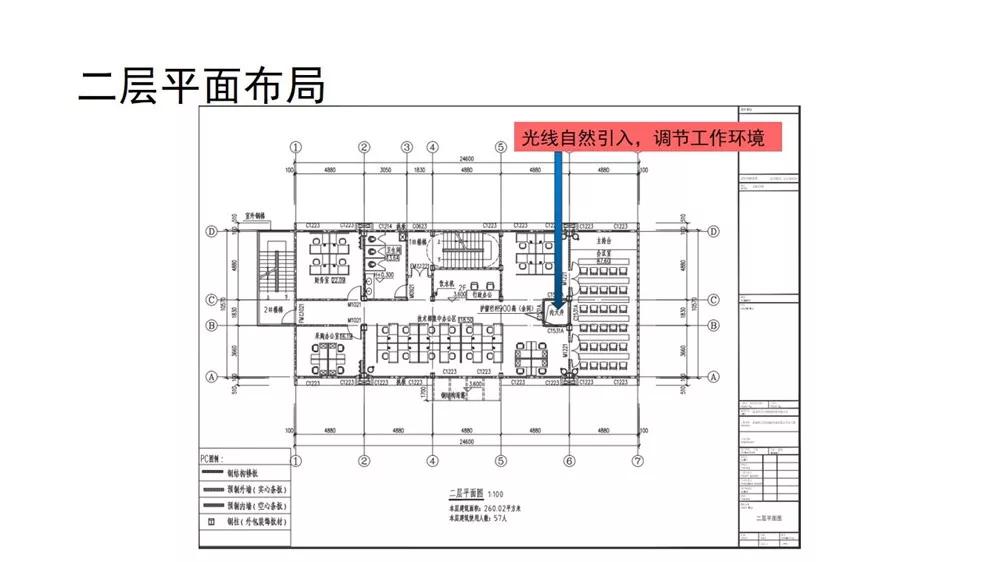 三层轻钢办公楼建筑方案_布局