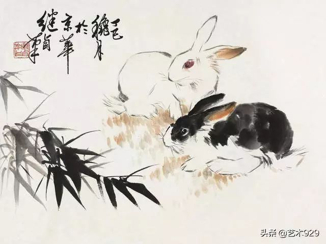 刘继卣画笔下的兔子惟妙惟肖太可爱了