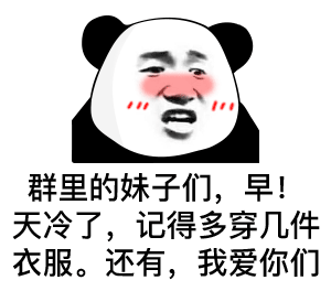 熊猫头表情包 i 一分钱都么得了