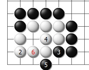 "杀棋" 杀棋也是下围棋最基本的本领,杀棋的方法是,一方被包围的棋子