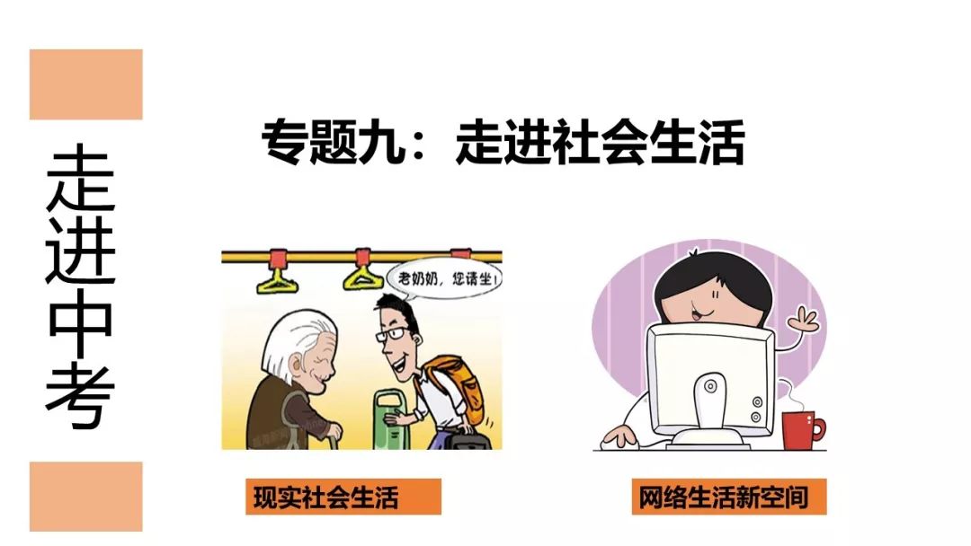 2020年中考道德与法治专题九：走进社会生活（一轮复习）