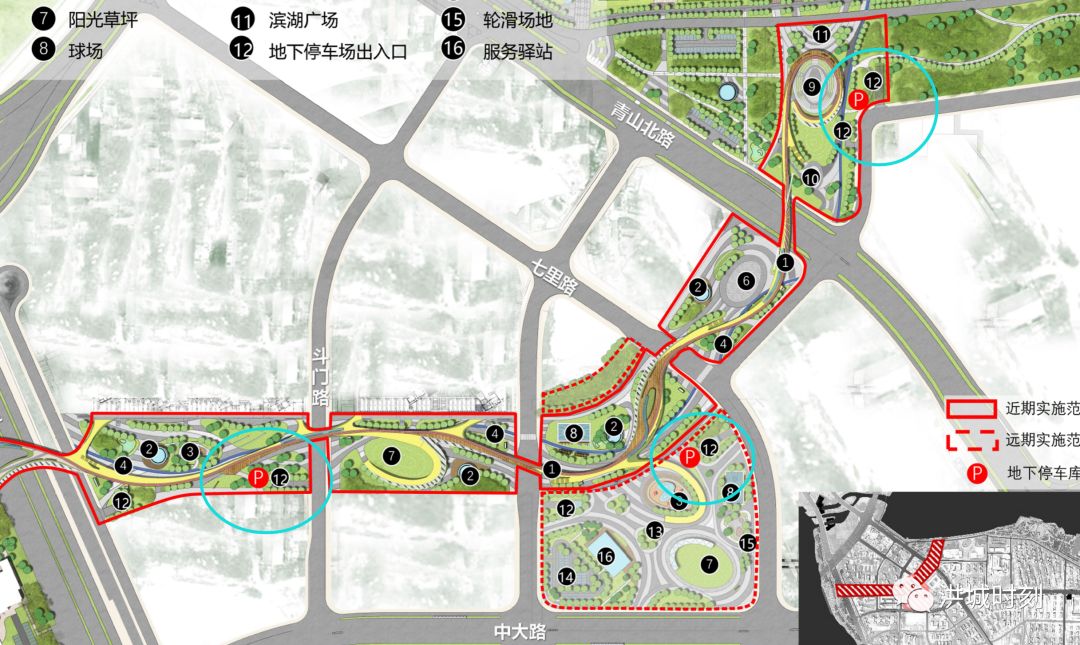 刚公示青山湖西岸城市阳台规划设计方案出炉将分近远期实施