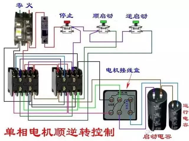 开关,电机,断路器,电热偶,电表接线图大全