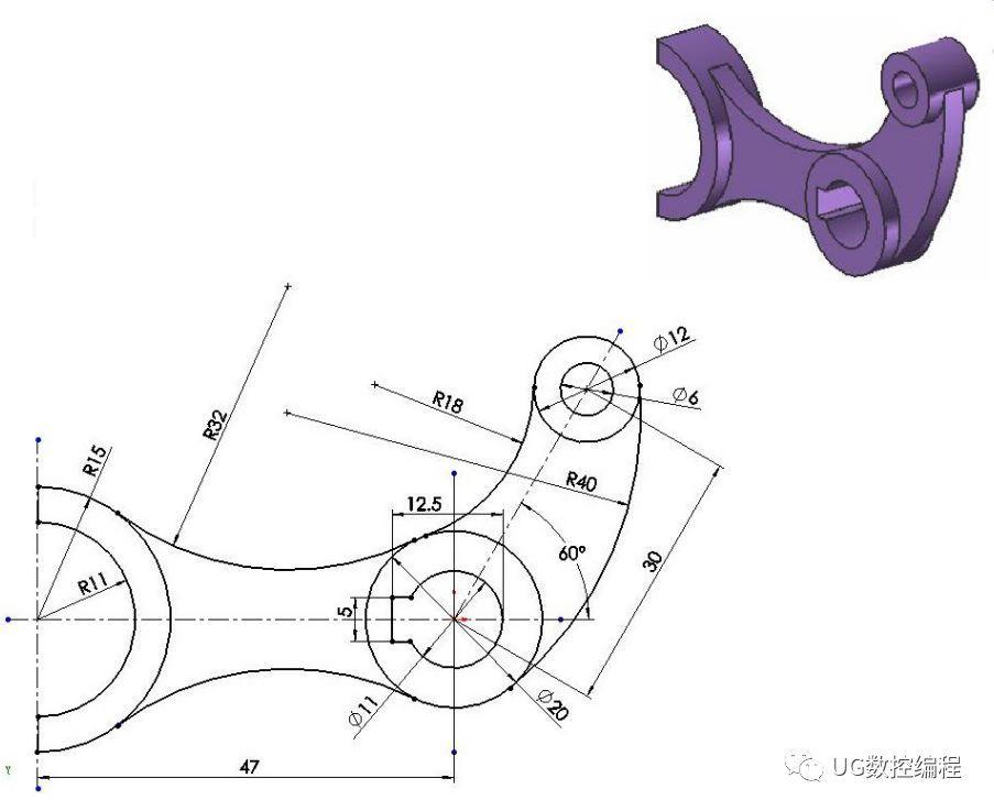 ug编程画图建模图纸分享收藏后再也不用担心没有练图啦