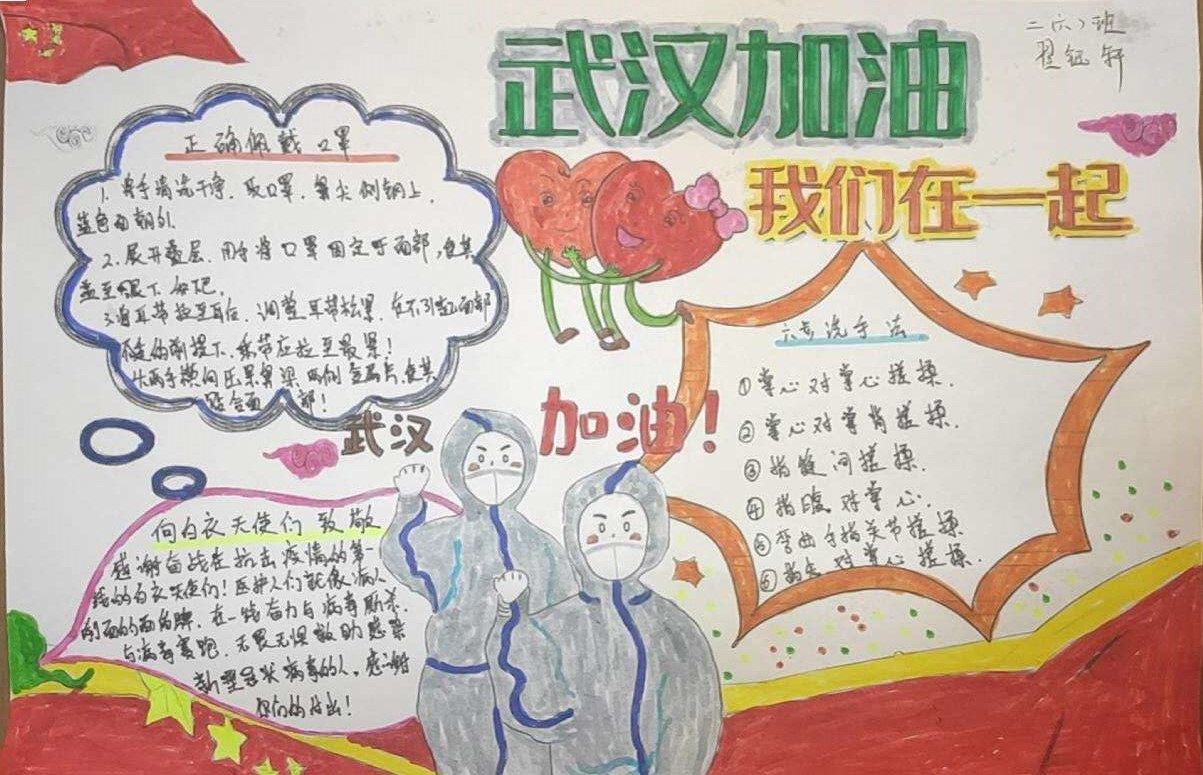 邯郸市丛台区七色光小学·凝聚力量手抄报作品展