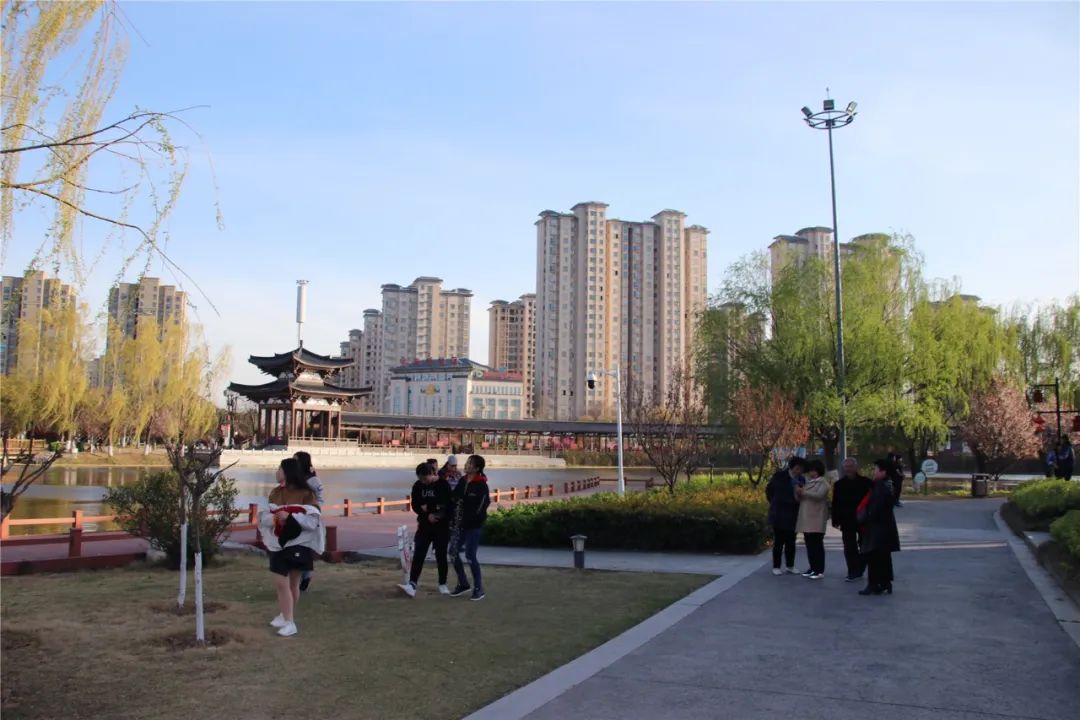 2019年2月23日,泗县中央公园水清如明镜.
