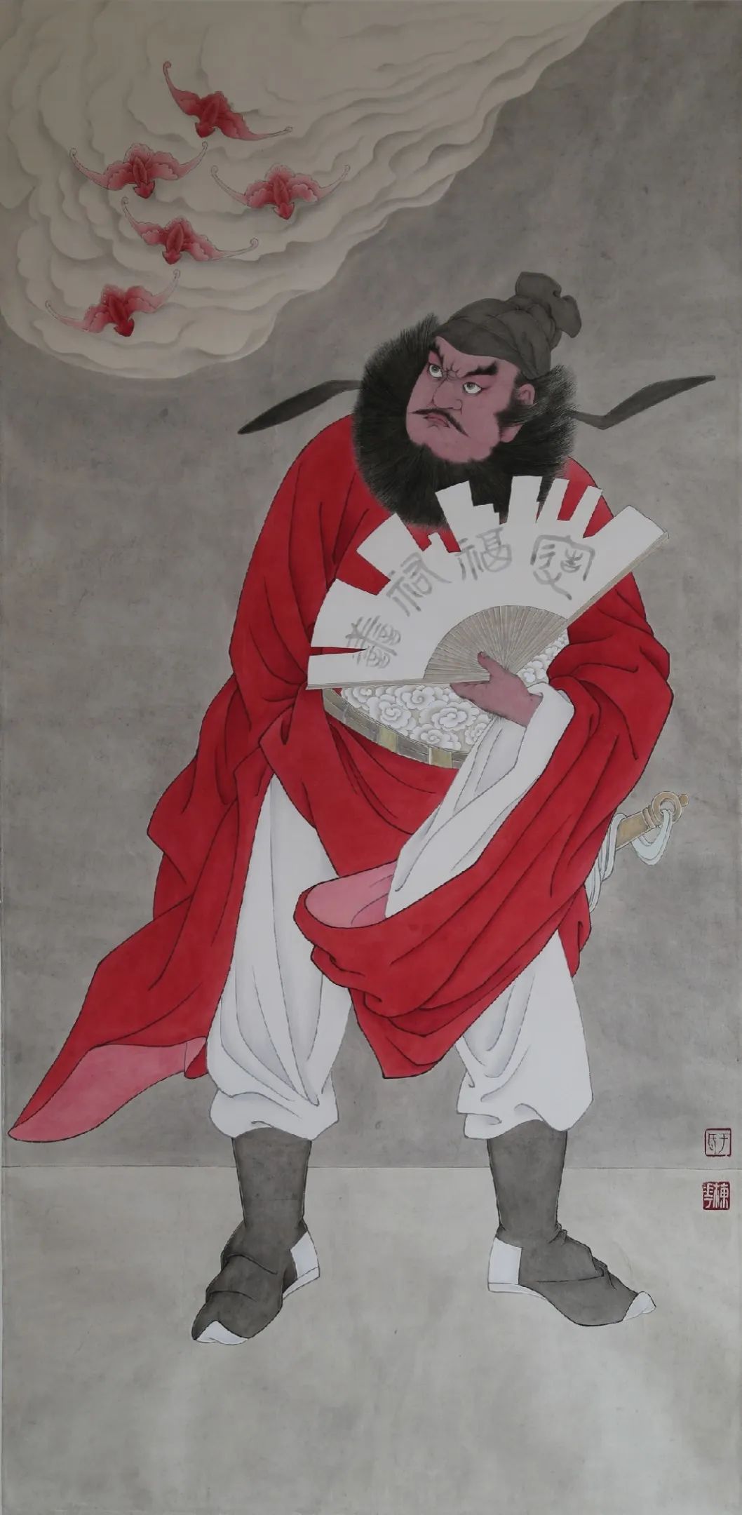 于栋华 2018年 73x93cm 于栋华, 山东烟台人,博士学历,中国工笔画