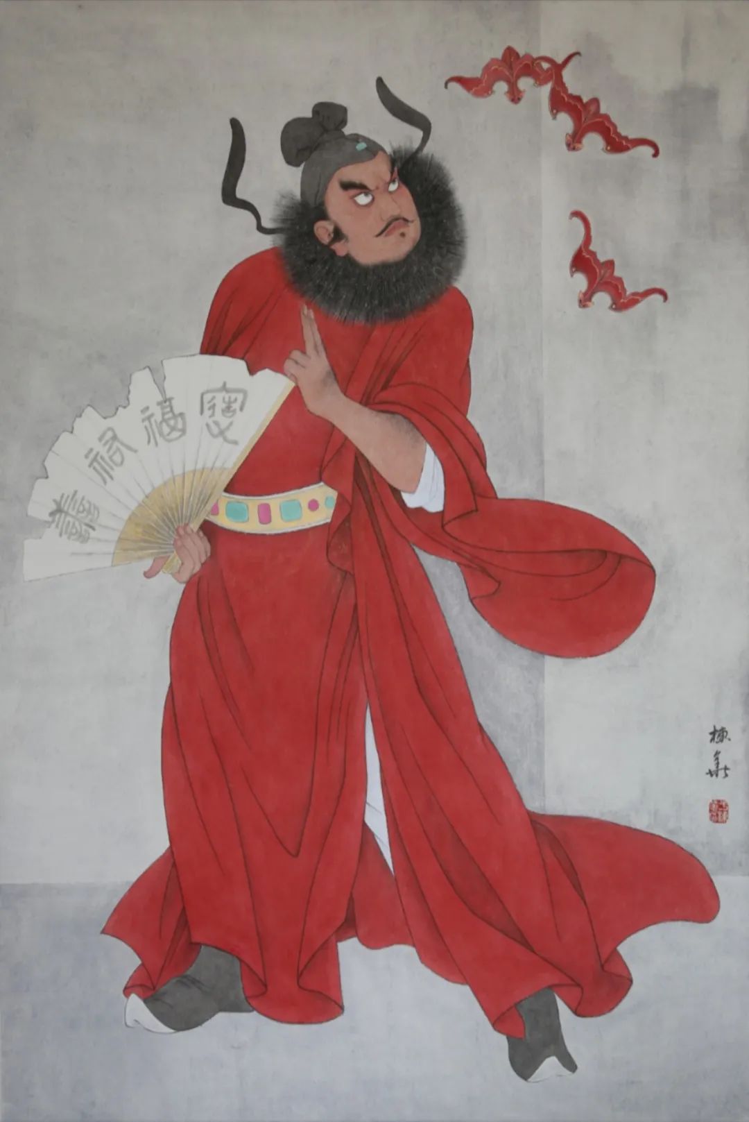 于栋华 2018年 73x93cm 于栋华, 山东烟台人,博士学历,中国工笔画