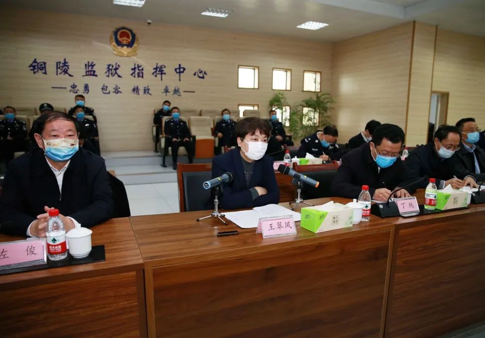 王翠凤深入铜陵监狱 督导检查我市监所疫情防控工作落实情况