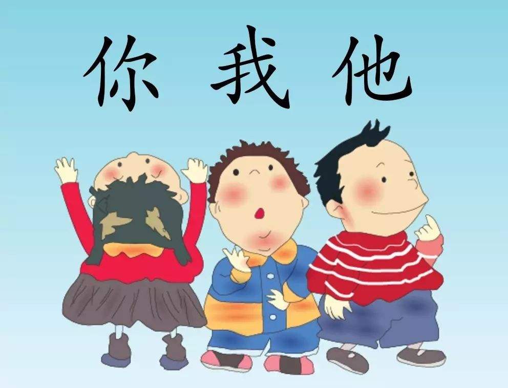 孩子能正确的分辨和表达出你我他么?