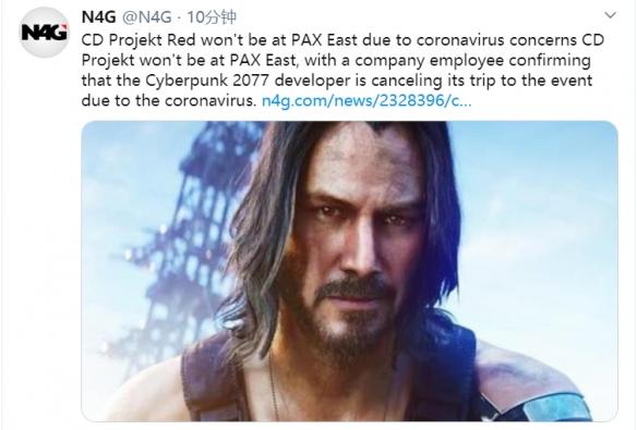 CDPR退出PAX East：没有展示《赛博朋克2077》的计划