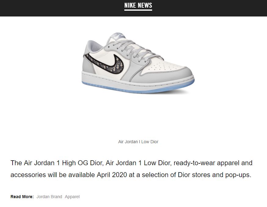 把假的dior x aj1卖给鞋店?jordan取消发售,贾老板上脚曝光!