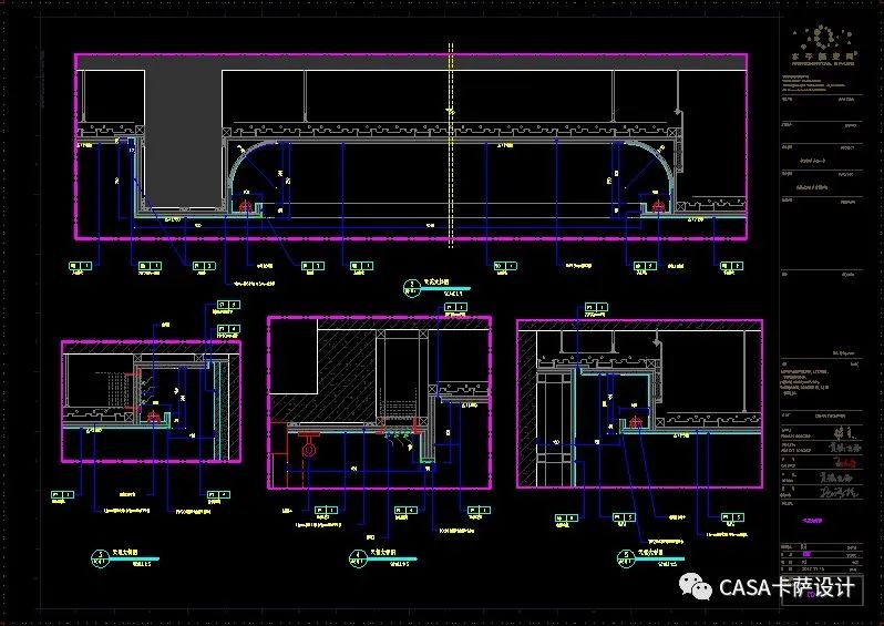 免费分享琚宾宁波钓鱼台a户型样板间草图模型cad施工图官方摄影167m