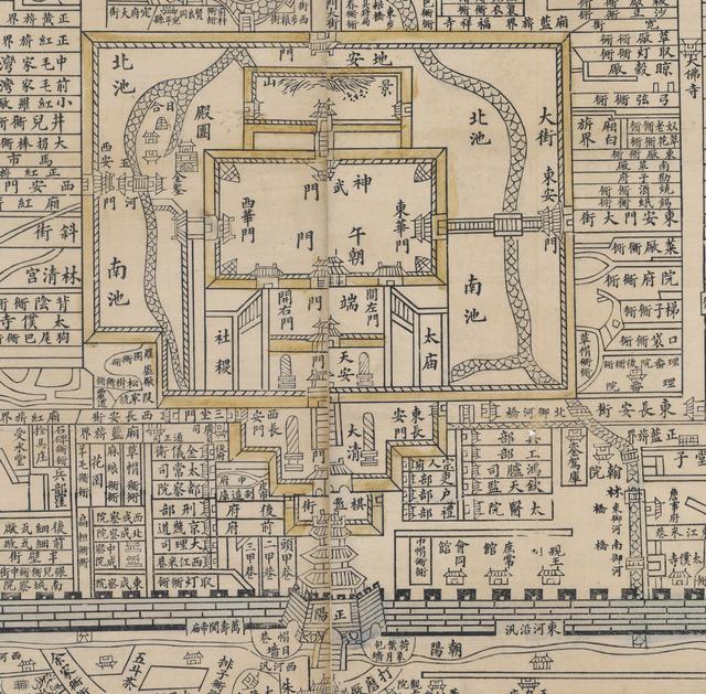 300年来的老地图看北京城前世今生