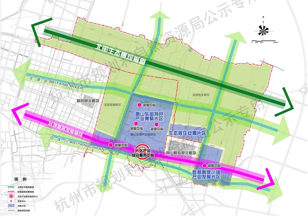 坎山北单元(xsgl08)本次规划坎山西单元和坎山北单元位于瓜沥镇西部的