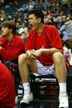 nba巨星哈欠囧图,表情包姚明,销魂杜兰特,最服波什!