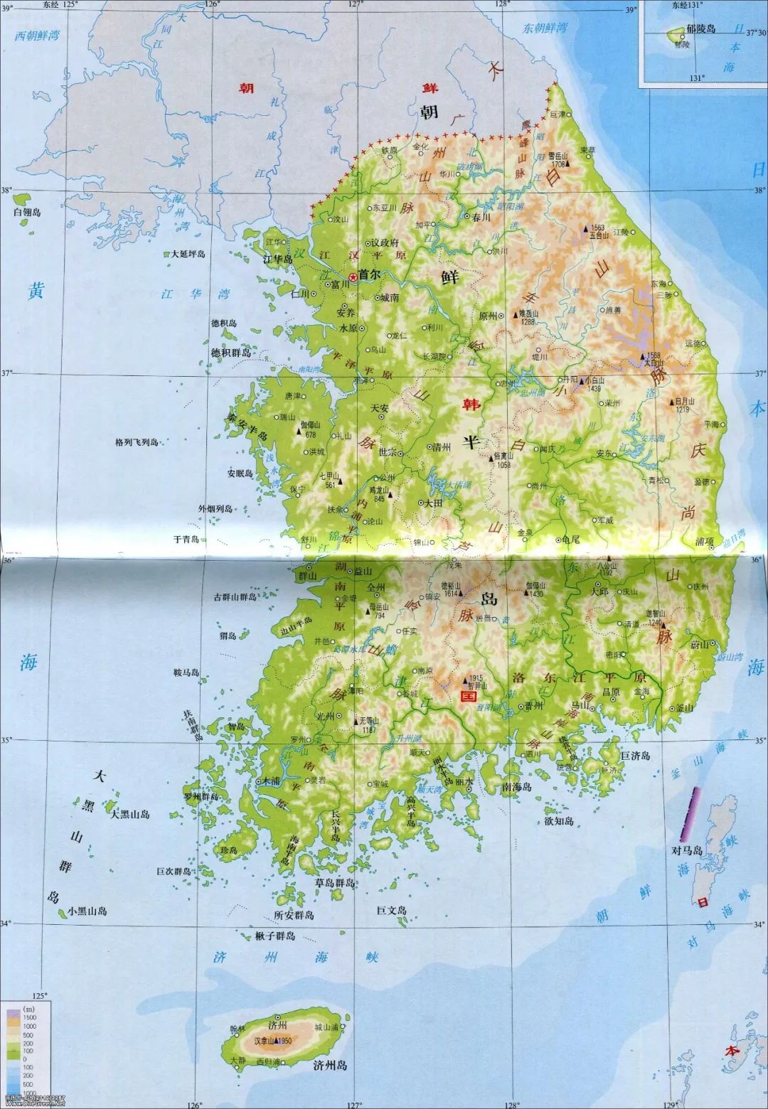 韩国人口土地面积_韩国人口密度图(3)