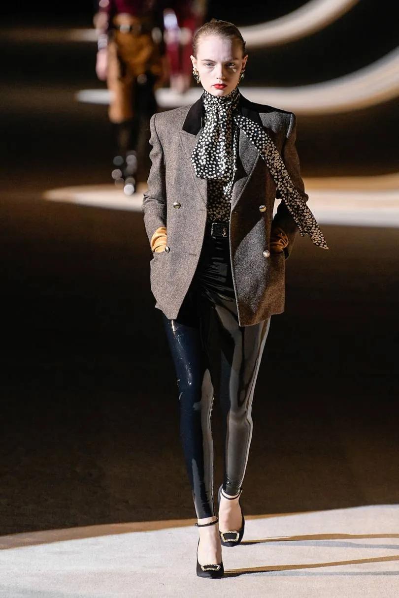 saintlaurent2020秋冬女装秀