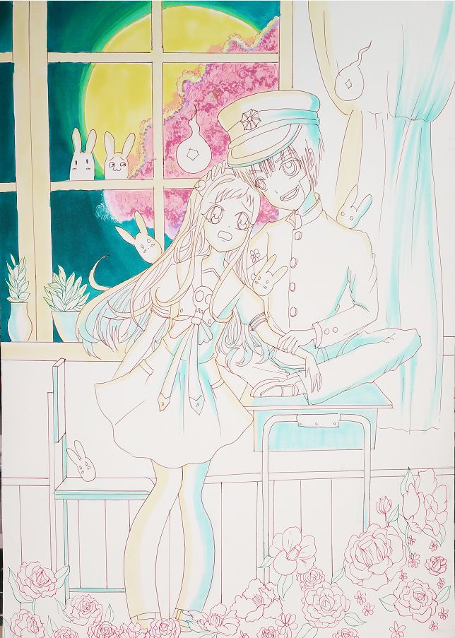 touchmark喵姐特刊:花子君马克笔上色篇