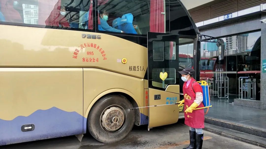 云南交投集团昆明西北部客运站恢复运营