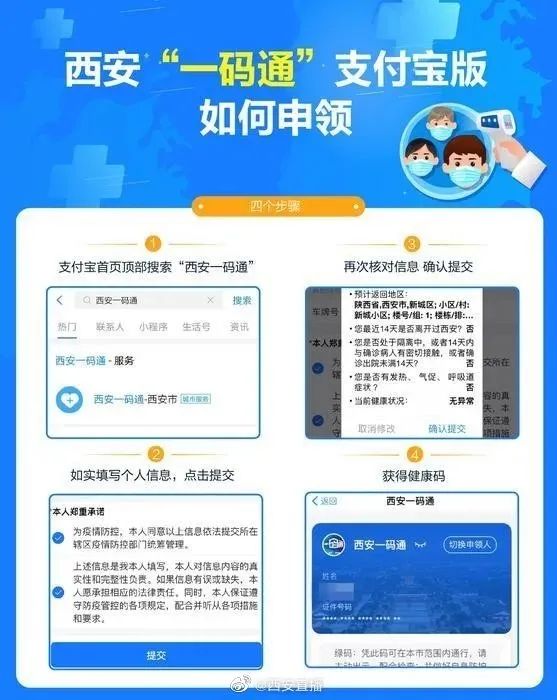西安一码通支付宝版今日上线持绿码者可自由出行