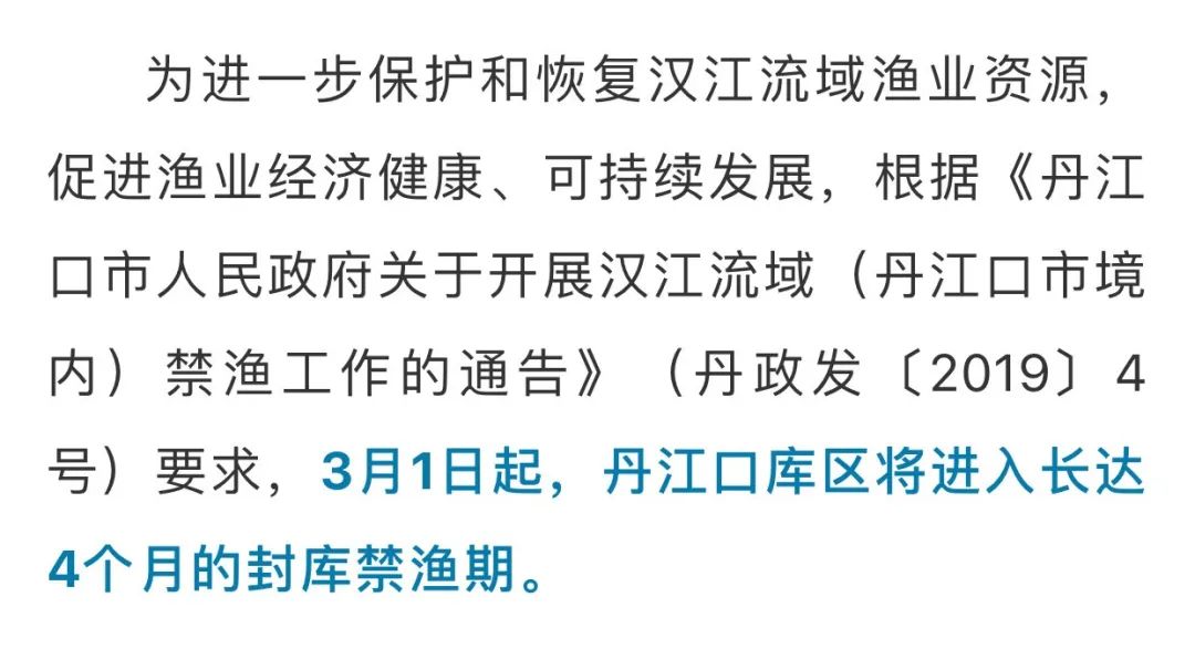 明天起丹江口库区封库禁渔连钓鱼都不允许