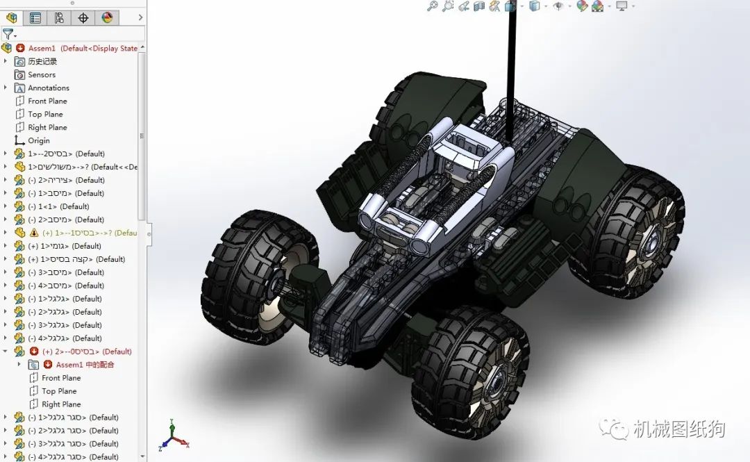 【rc遥控车】car 2943遥控玩具车模型3d图纸 solidworks设计