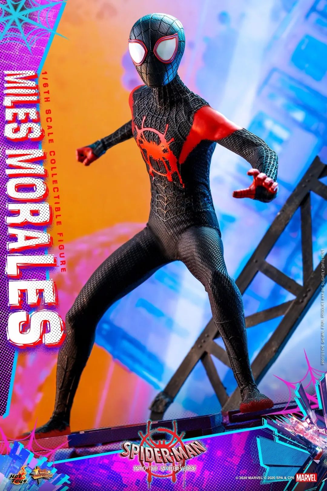 新品预定 hot toys ht 1/6 mms567《蜘蛛侠:平行宇宙》蜘蛛侠- 迈尔斯