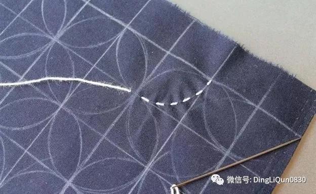 「刺绣教程」朴素之美:刺子绣入门教程,新手收藏学起来!