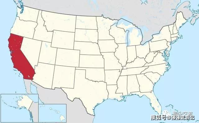 加州gdp_读懂28张趣味地图 5分钟全面了解美国各州特色