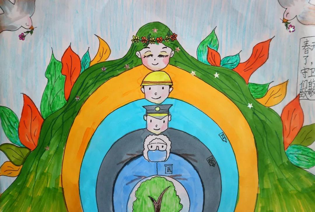 赛罕小画家自制绘本讲述孩子眼中的抗疫故事