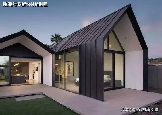 两坡相对比较简单,但不可说两坡顶不好看,到底采用两坡顶还是四坡顶
